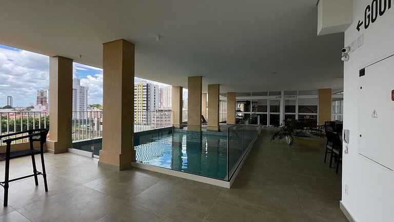 Apto completo com área gourmet em Bauru