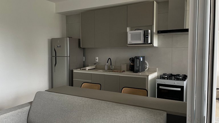 Apto completo com área gourmet em Bauru