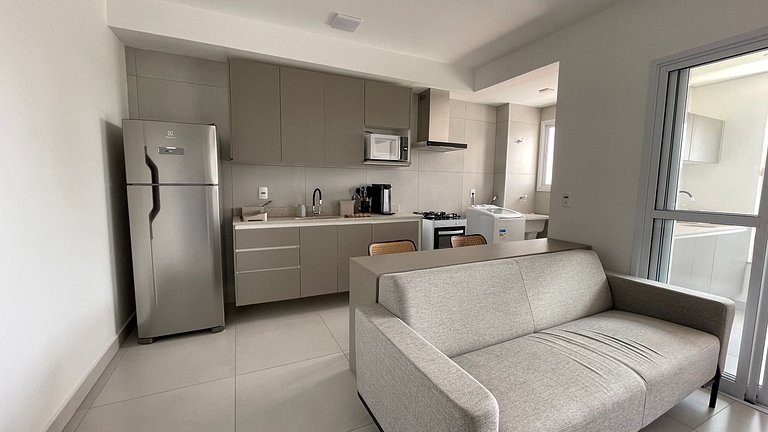 Apto completo com área gourmet em Bauru