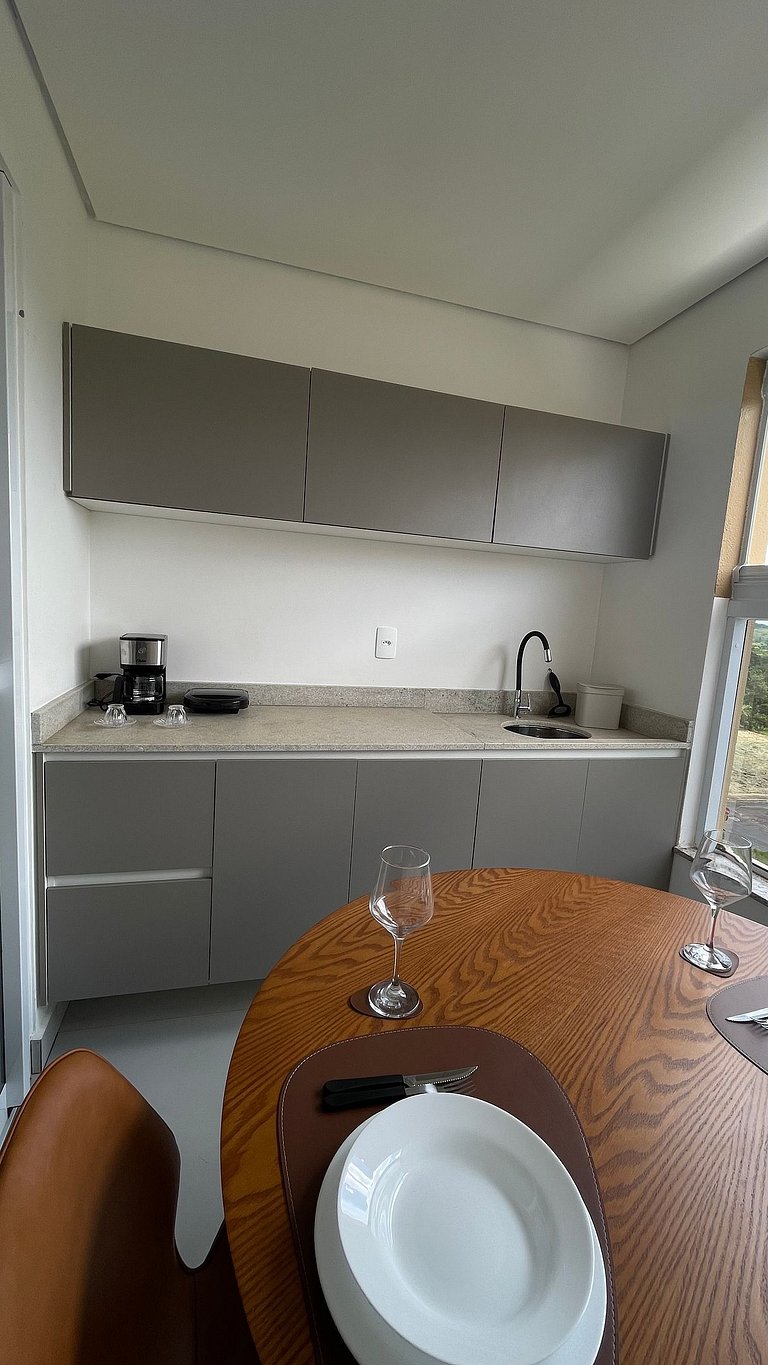 Apto completo com área gourmet em Bauru