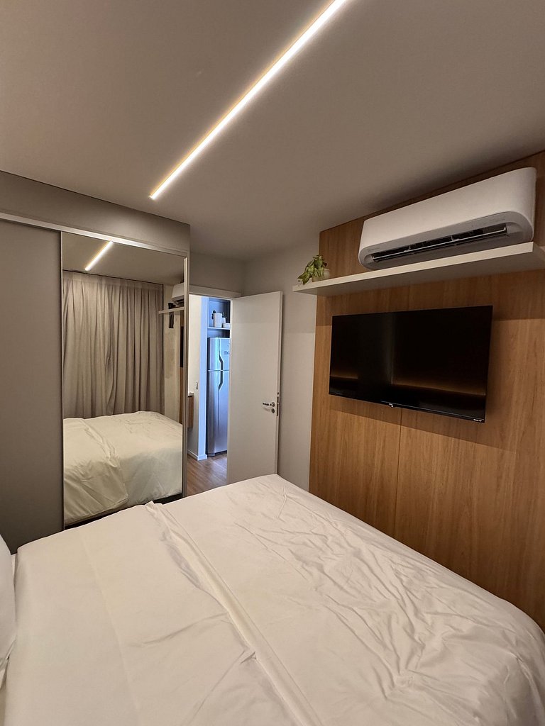 Apartamento moderno no centro com lazer completo