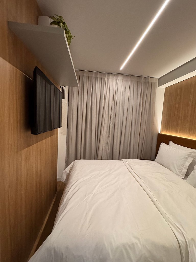 Apartamento moderno no centro com lazer completo