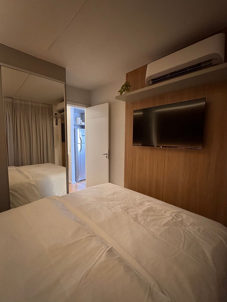 Apartamento moderno no centro com lazer completo