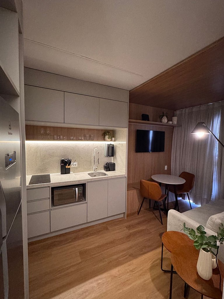 Apartamento moderno no centro com lazer completo