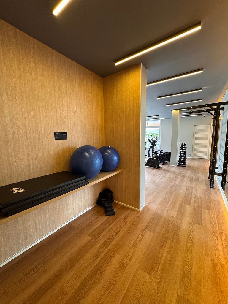 Apartamento moderno no centro com lazer completo