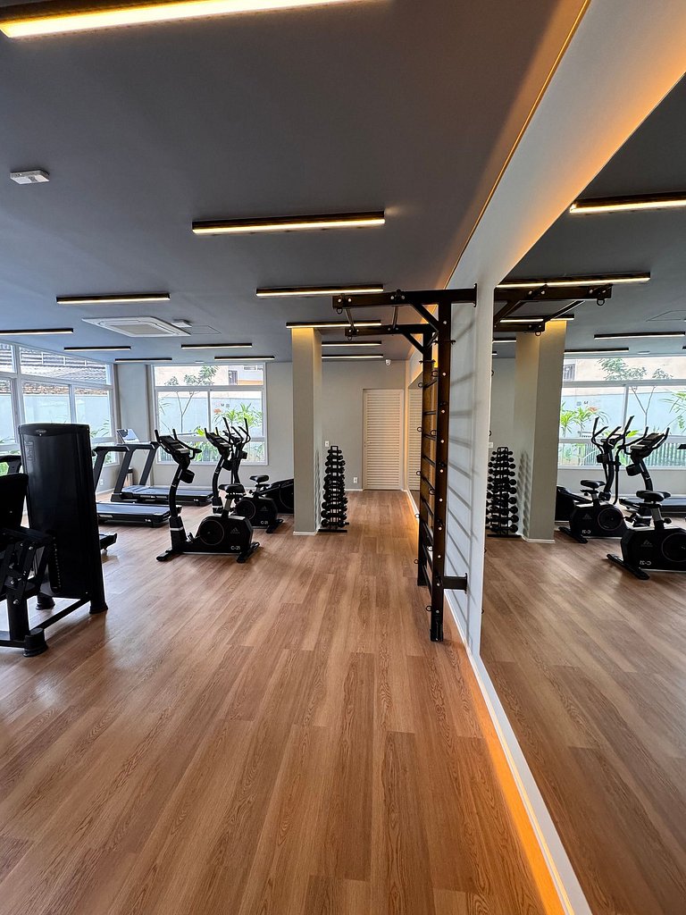 Apartamento moderno no centro com lazer completo