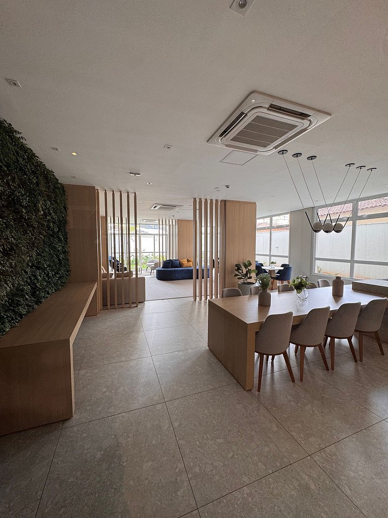 Apartamento moderno no centro com lazer completo