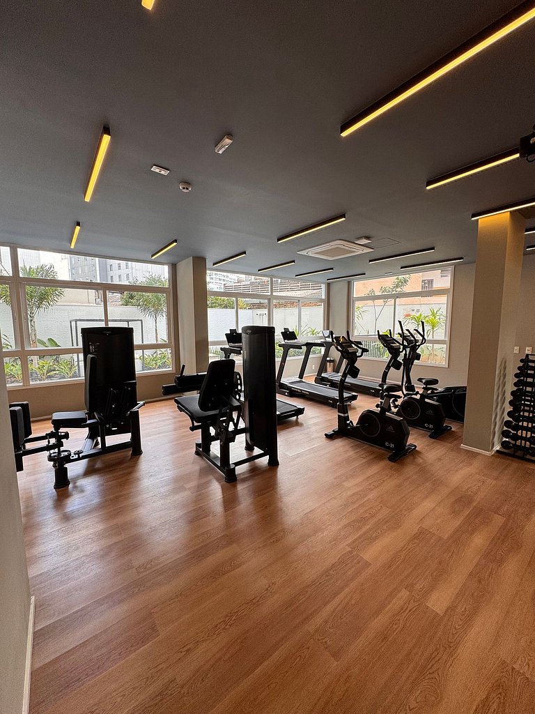 Apartamento moderno no centro com lazer completo