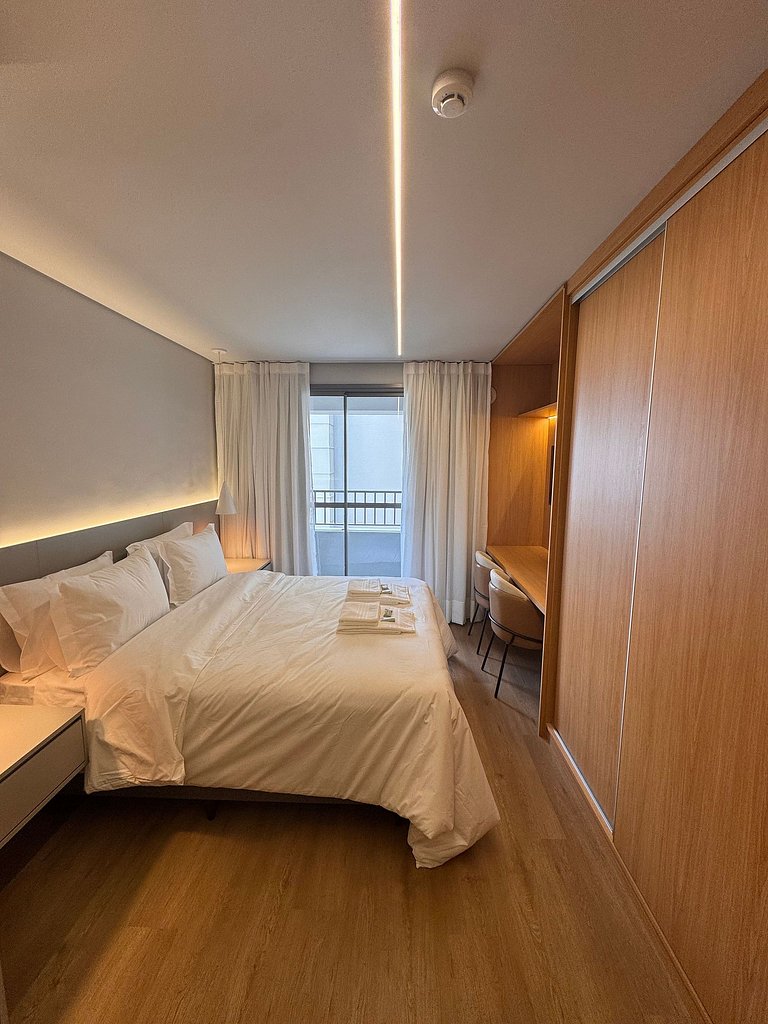 Studio moderno com portaria 24h na Vila Mariana