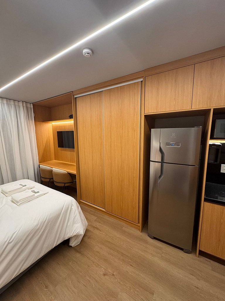 Studio moderno com portaria 24h na Vila Mariana