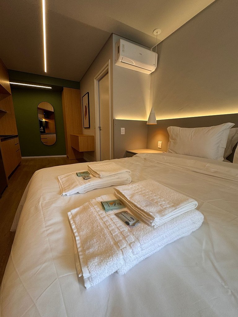 Studio moderno com portaria 24h na Vila Mariana