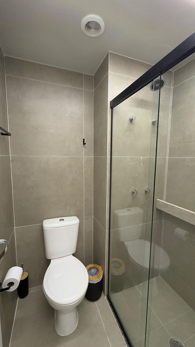 Apartamento moderno no centro.