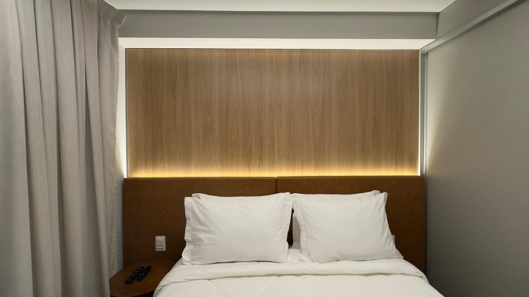 Apartamento moderno no centro.