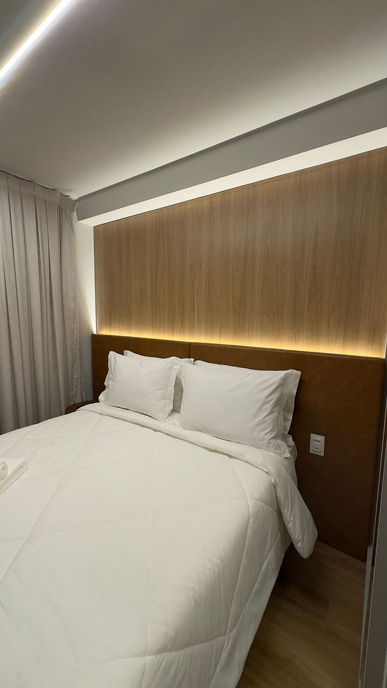 Apartamento moderno no centro.