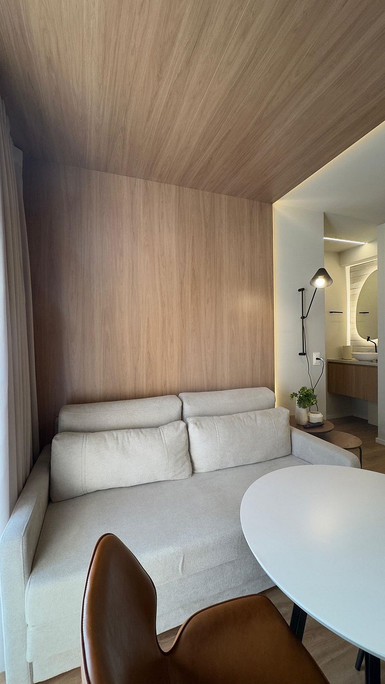 Apartamento moderno no centro.