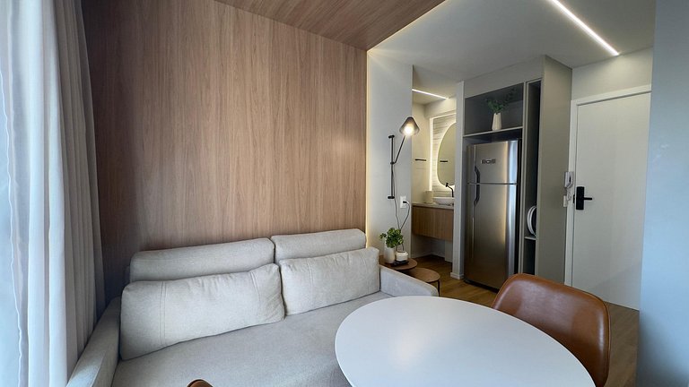 Apartamento moderno no centro.