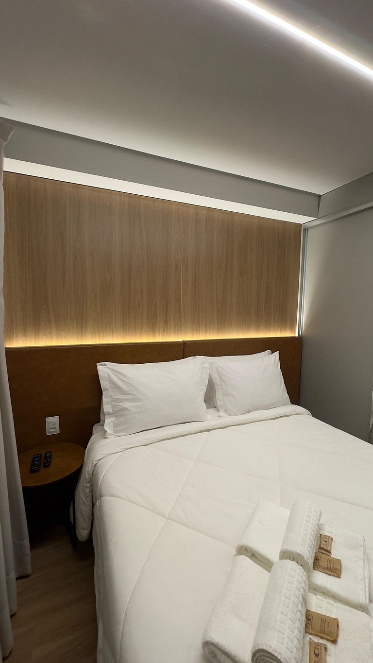 Apartamento moderno no centro.