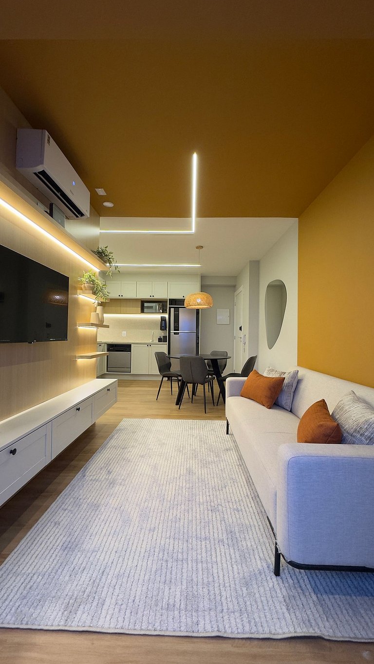 2 Quartos com Sacada e Vista perto da Paulista