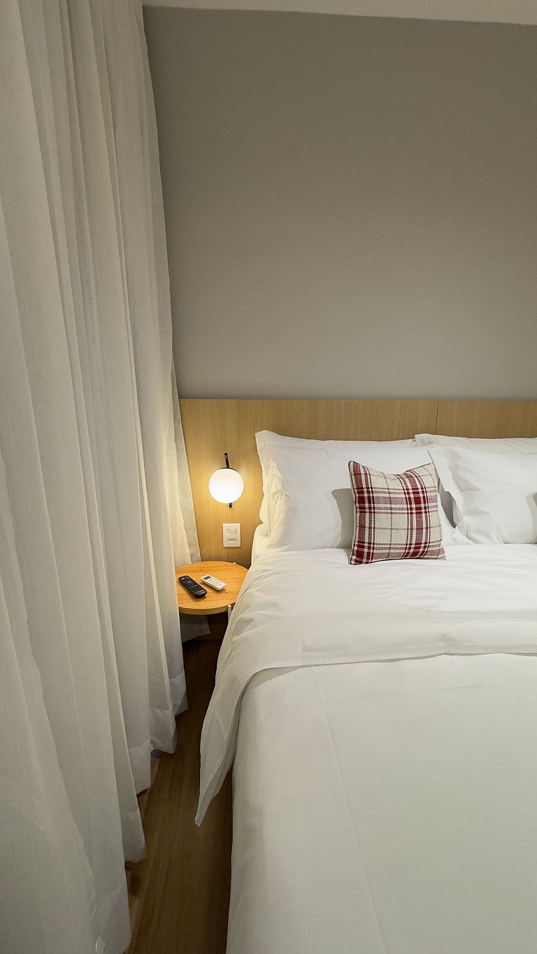 2 Quartos com Sacada e Vista perto da Paulista