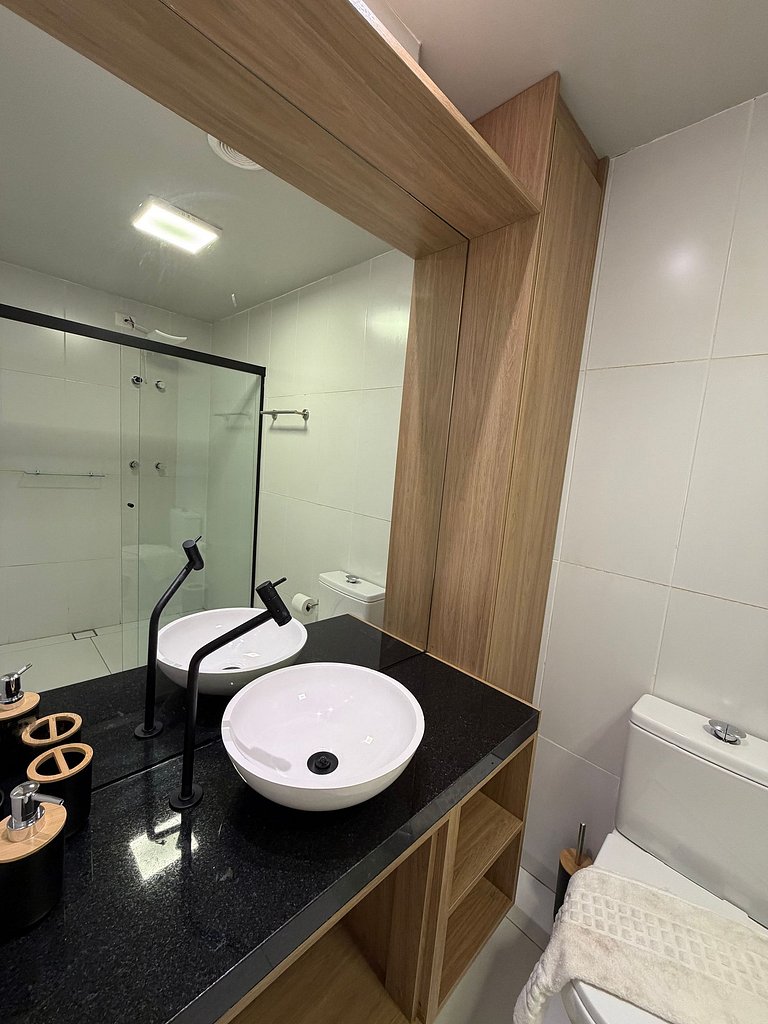 Studio Completo com Piscina perto de Congonhas