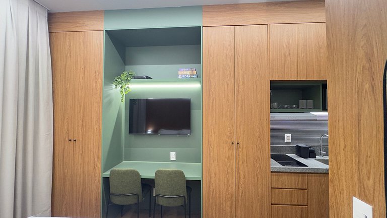 Studio Design no Brooklin | Prox Berrini + Metrô