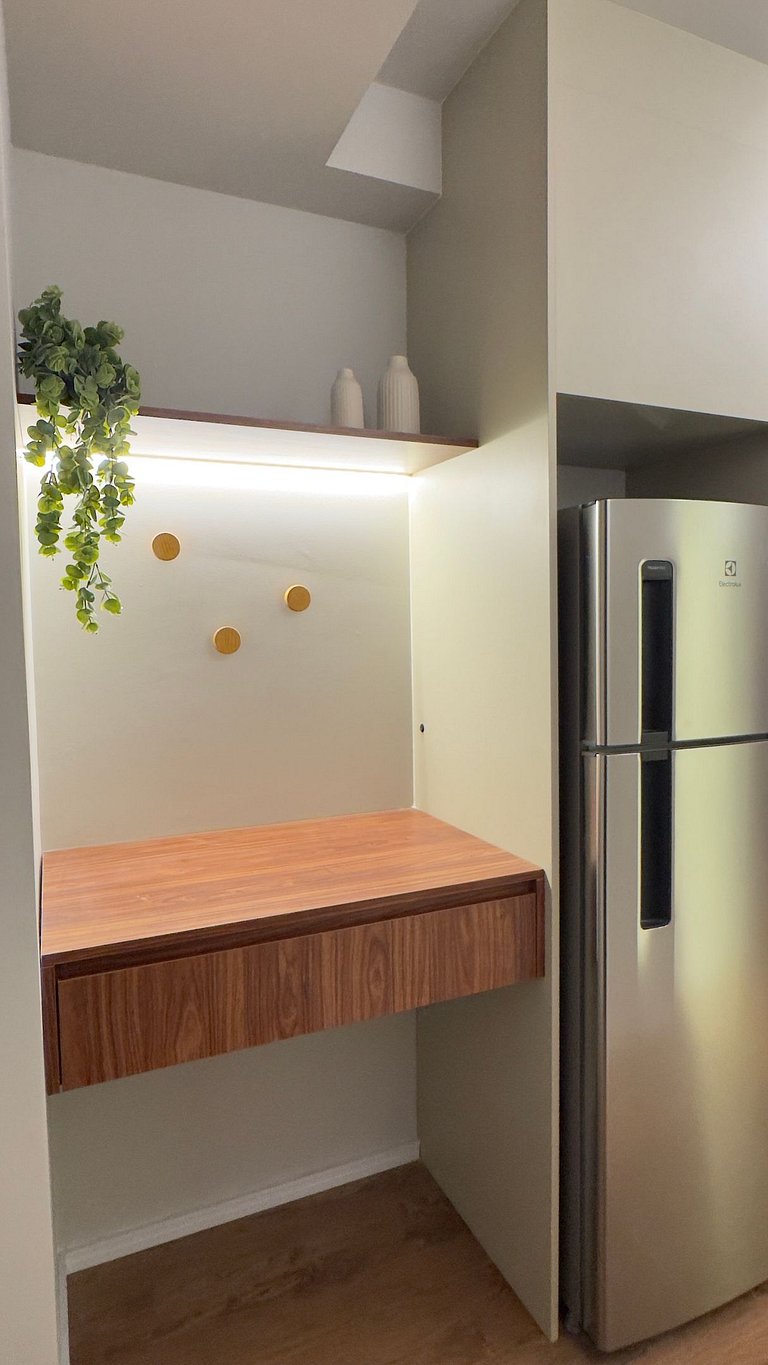 Studio na Klabin com conforto design e localização