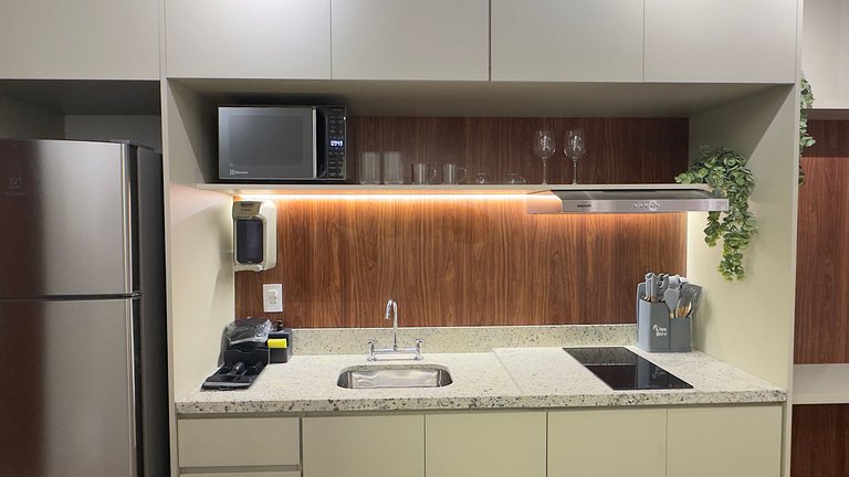 Studio na Klabin com conforto design e localização