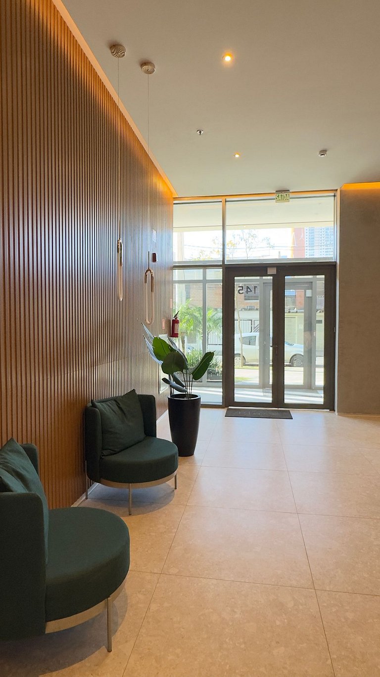 Studio na Klabin com conforto design e localização