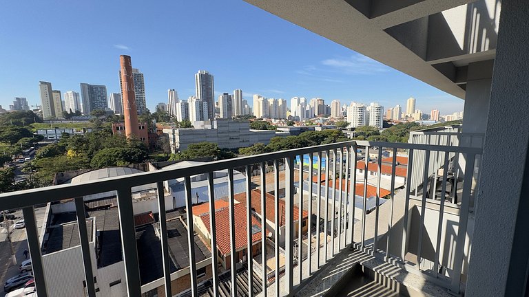 Studio na Klabin com conforto design e localização