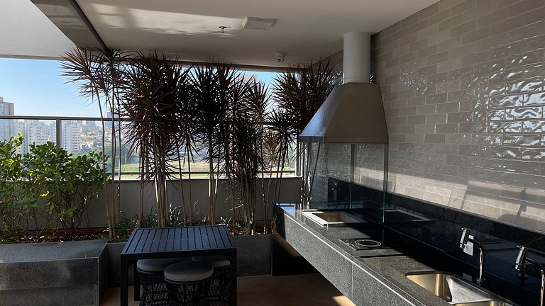 Studio na Klabin com conforto design e localização