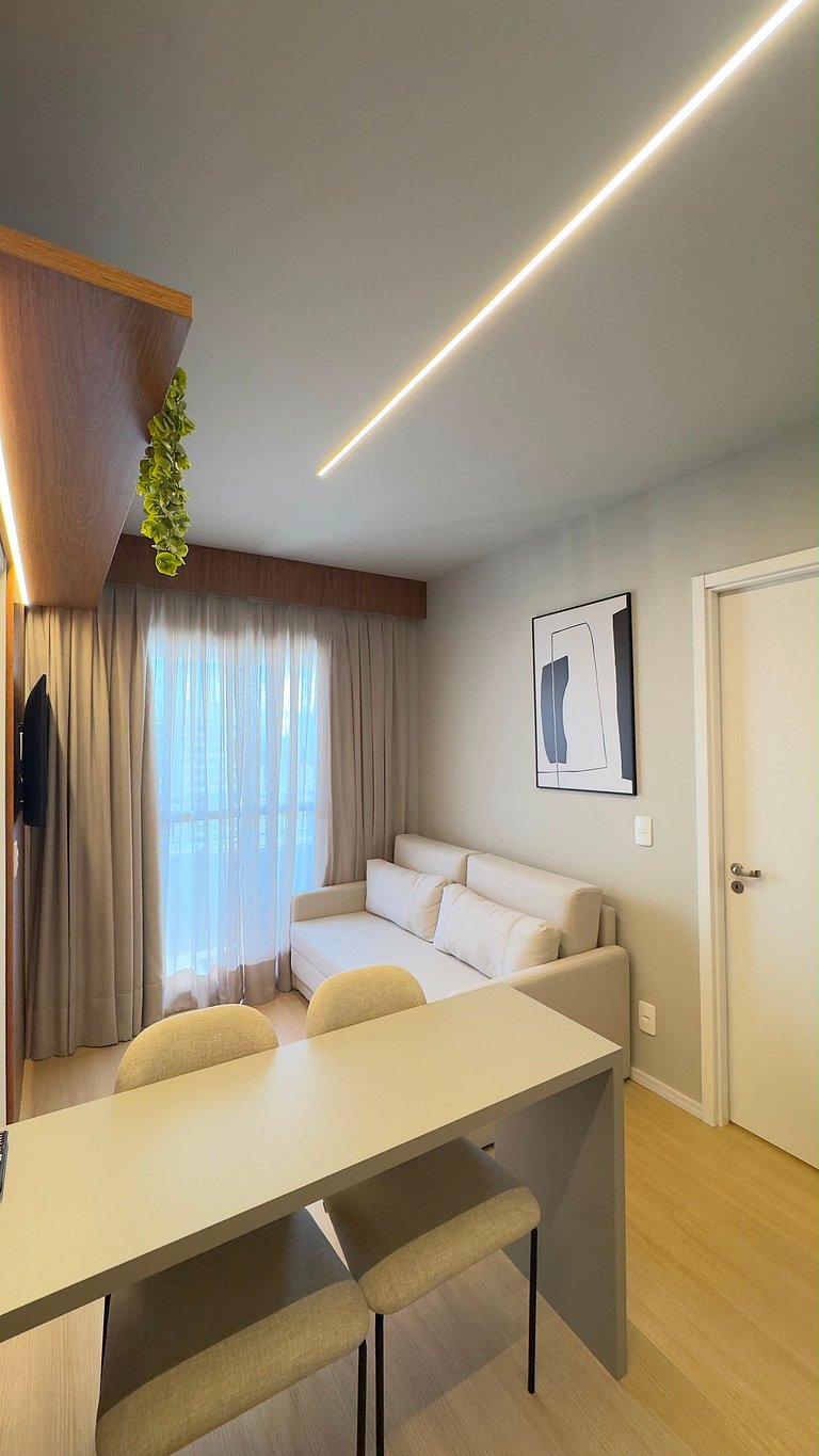 Apto 2 Quartos Completo | Vila Nova Conceição