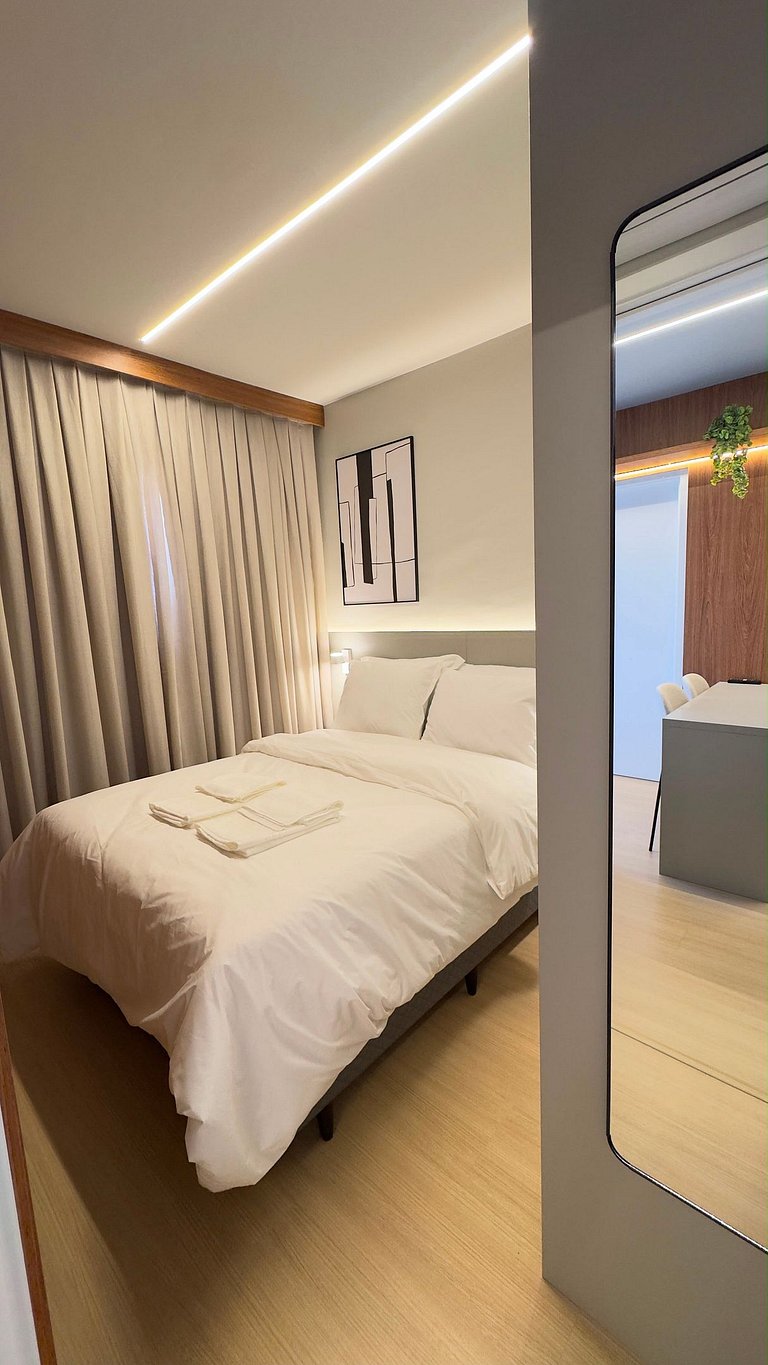 Apto 2 Quartos Completo | Vila Nova Conceição