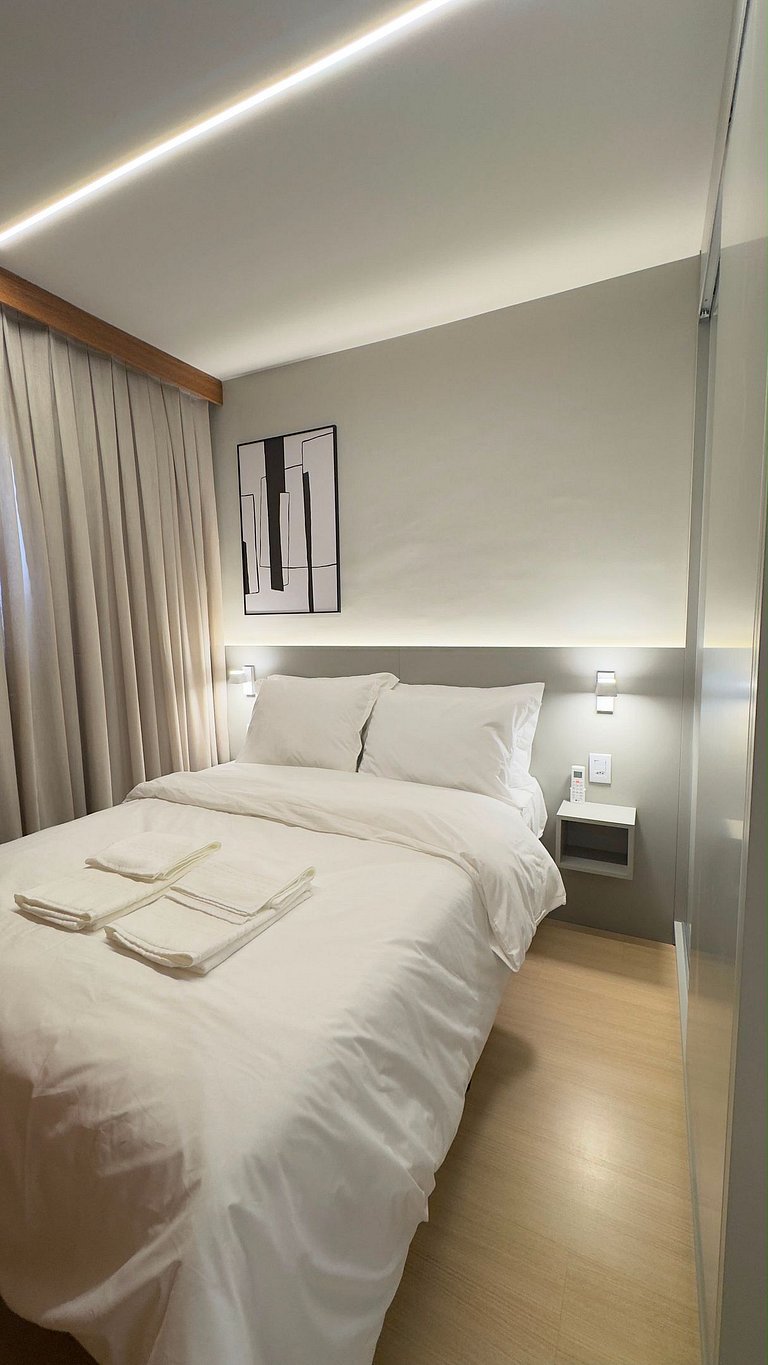 Apto 2 Quartos Completo | Vila Nova Conceição