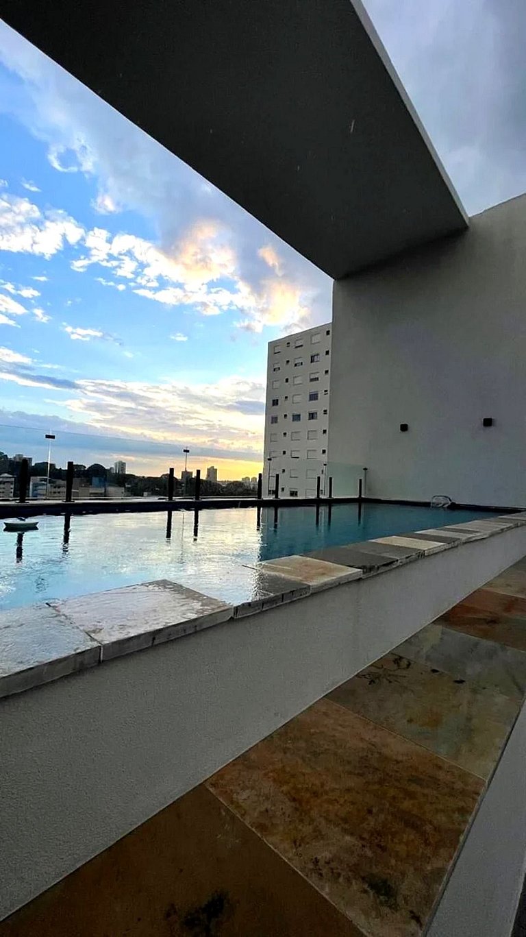 Apto com lazer e segurança ao lado da USP e da UFSCar