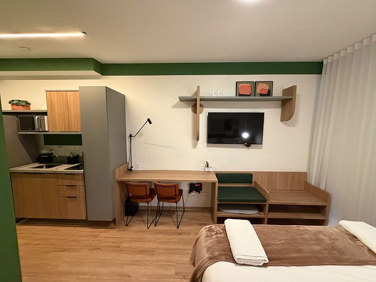 Studio aconchegante proximo do metrô Butantã | USP
