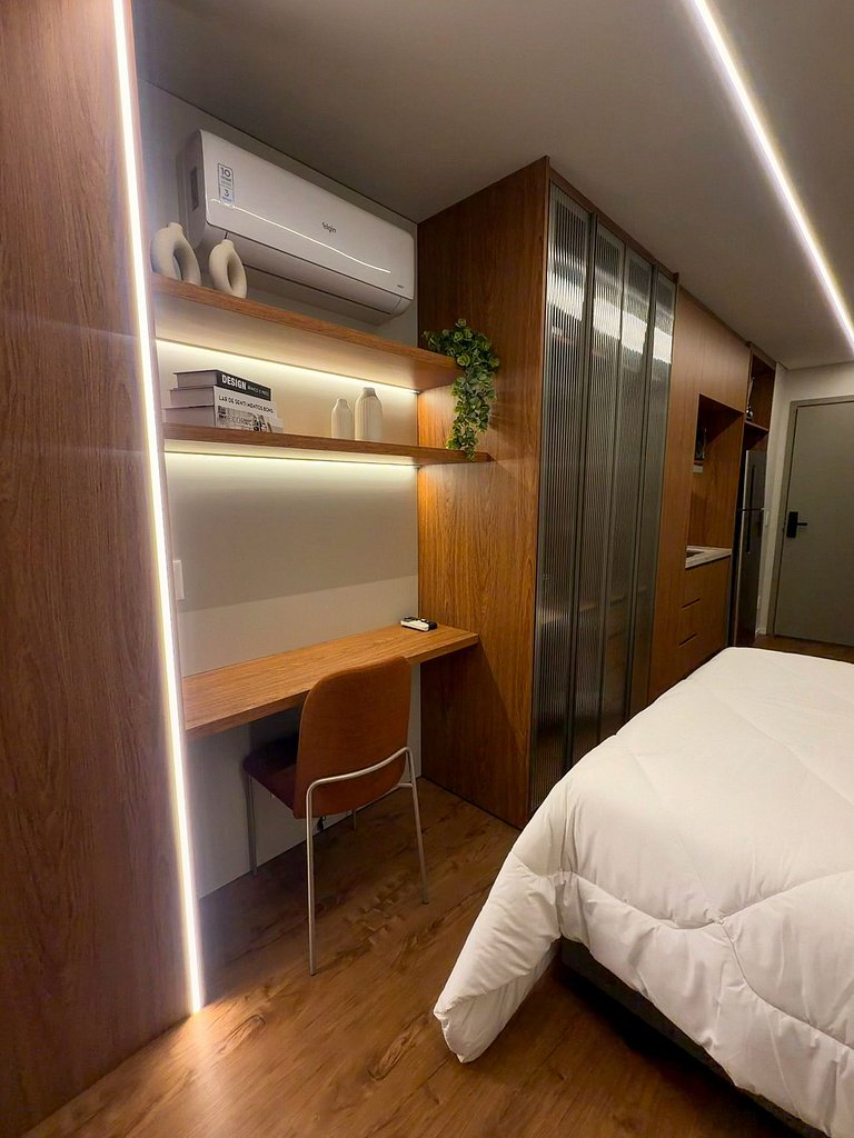 Studio Premium com Vaga e Vista perto da Paulista