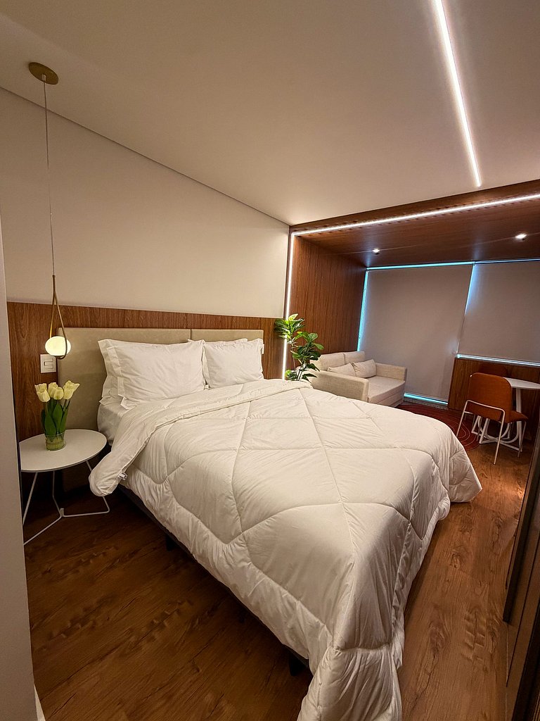 Studio Premium com Vaga e Vista perto da Paulista